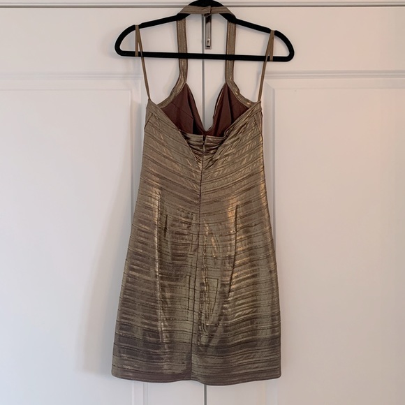 BCBG Maxazria fitted halter mini dress - Picture 2 of 6